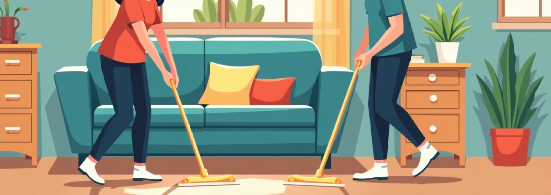 partage des tâches ménagères